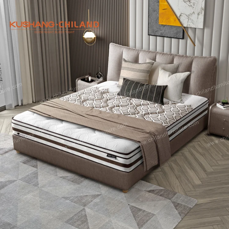 Free Sample Matress Colchone Luxury Queen King Matelas 12 inch For 7 Zone Pocket Coil Latex Spring Memory Foam Mattress
