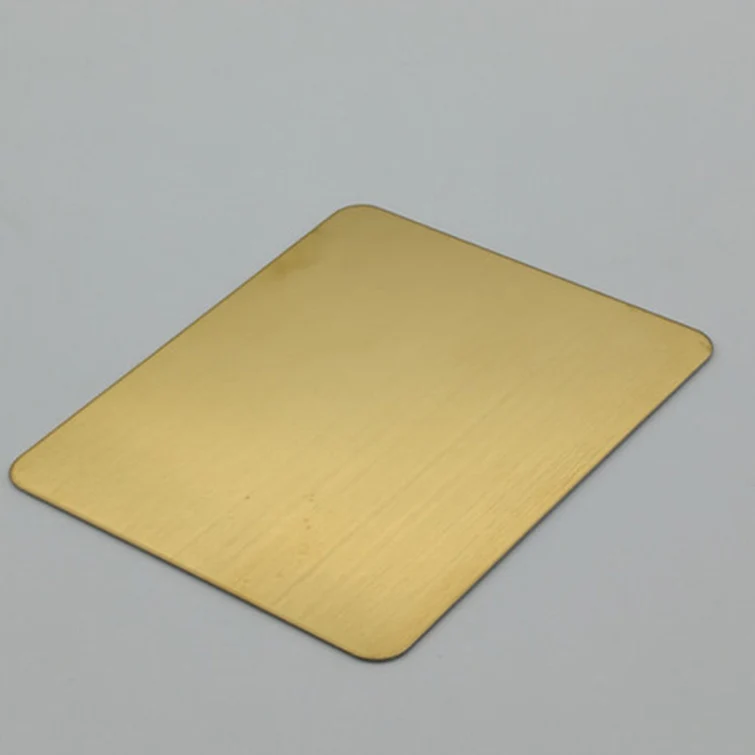 Gold Color Stainless Steel Sheet Price Inox Mirror Finished Gold Stainless Steel Sheet 304