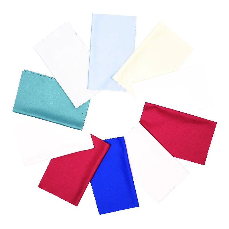 Wholesale Stock Optic Len Cloth Mixed Color Microfiber Cloth Glasses Branded Microfiber Lens Cloth for Glasses