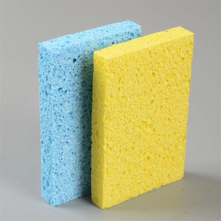 Manufacture Price Kitchen Essential Sponge Eco-Friendly Cleaning Sponge Biodegradable Cellulose Sponge Manufacturer