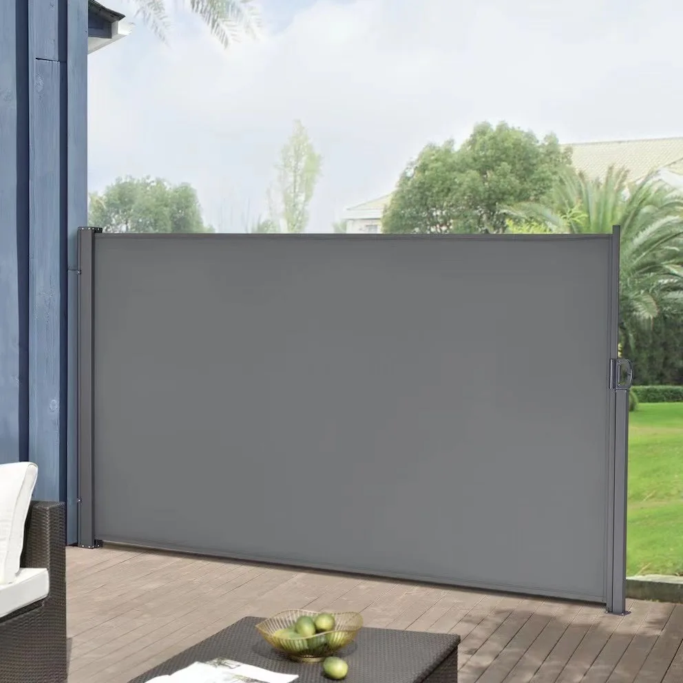 Uplion Outdoor Sunshade Patio Awning Garden Metal Steel Aluminium Side Awning