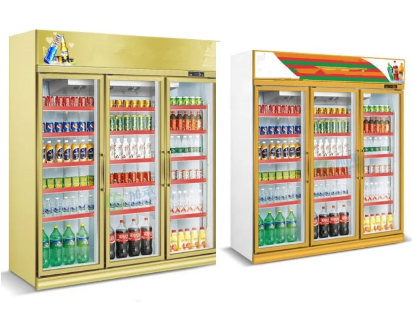 Convenience store Juice refrigerator supermarket beverage showcase /Cold drink display refrigerator