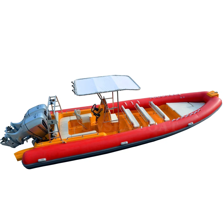manufacturer 28 ft 860 long uae fiber fiberglass luxury rib semi rigid inflatable yacht speed day boats for water sports