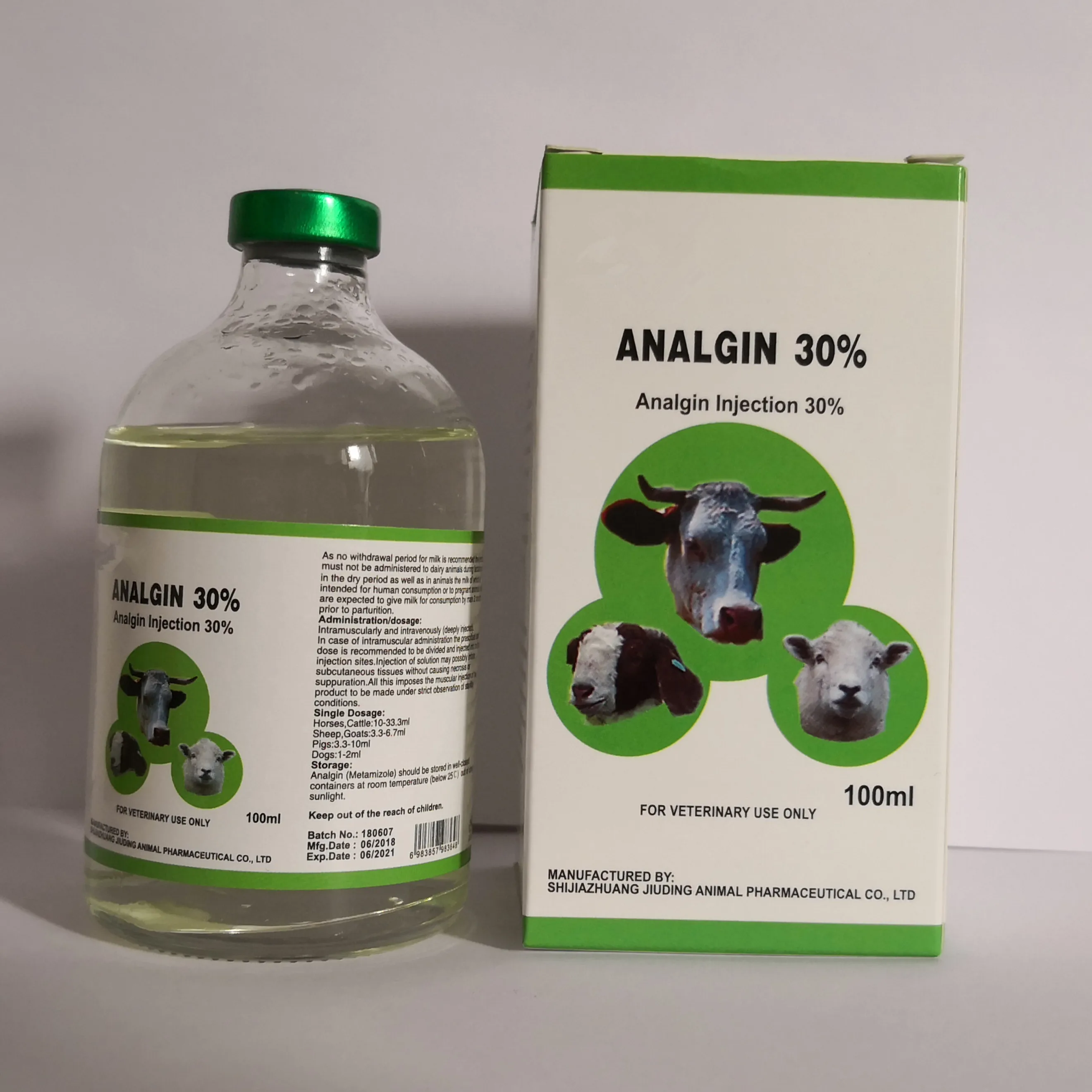 
Analgin injection animal antipyretic analgesics drugs 