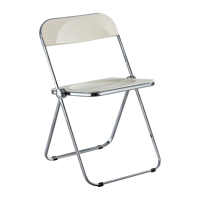 white plastic folding Plia Folding Chairs
