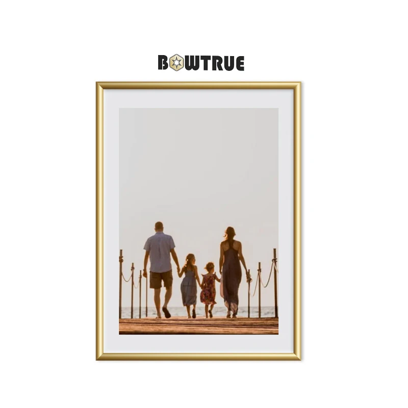 Wholesale bulk picture frames Metal Aluminum Art Picture Frame Moulding metal picture aluminium wedding album keepsake