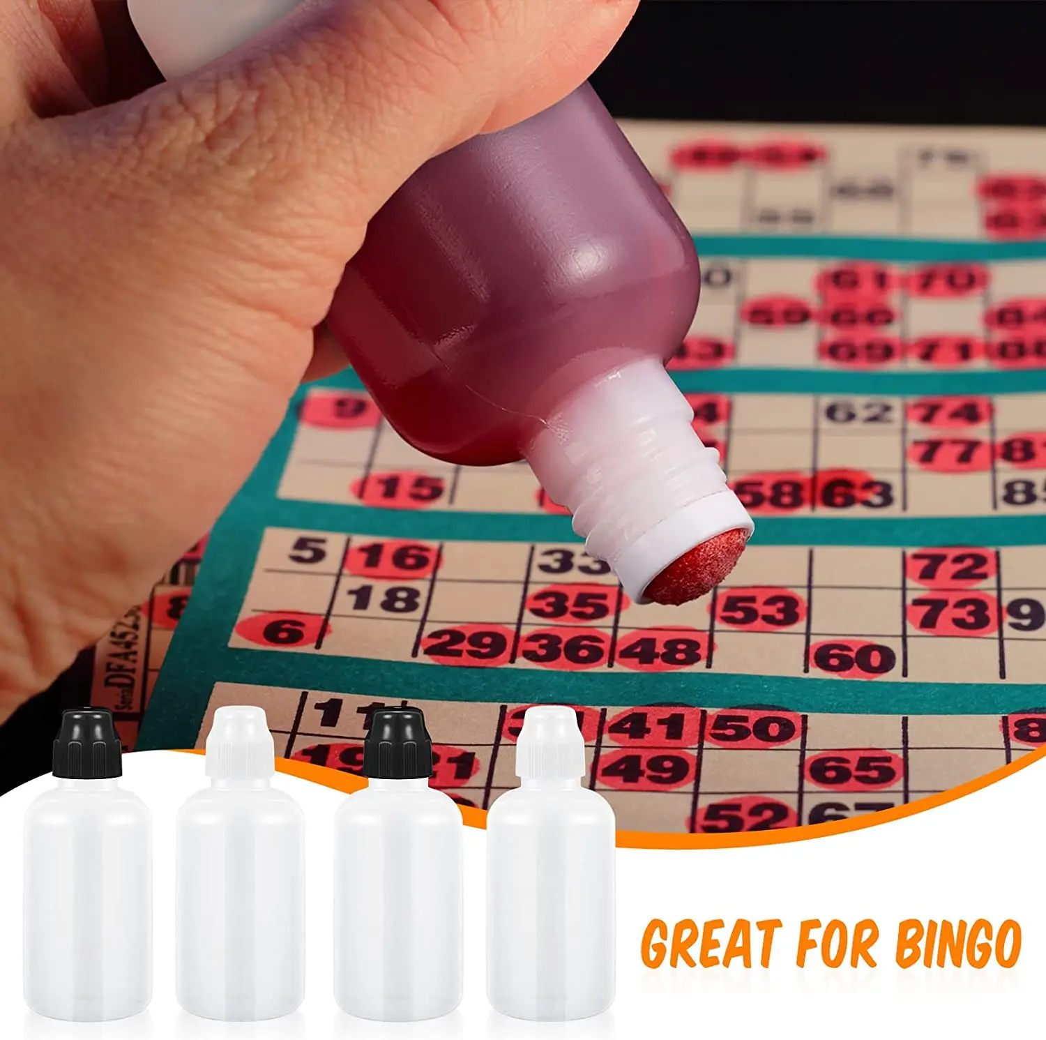 Mop Sponge Tip Empty Squeeze Bottle Dauber Top Applicator Bingo Marker