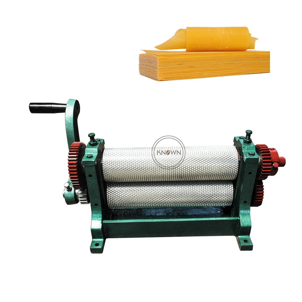 2024 Customized Beeswax Foundation Roller Beekeeping Equipment Bees Wax Sheet Comb Roller Machine