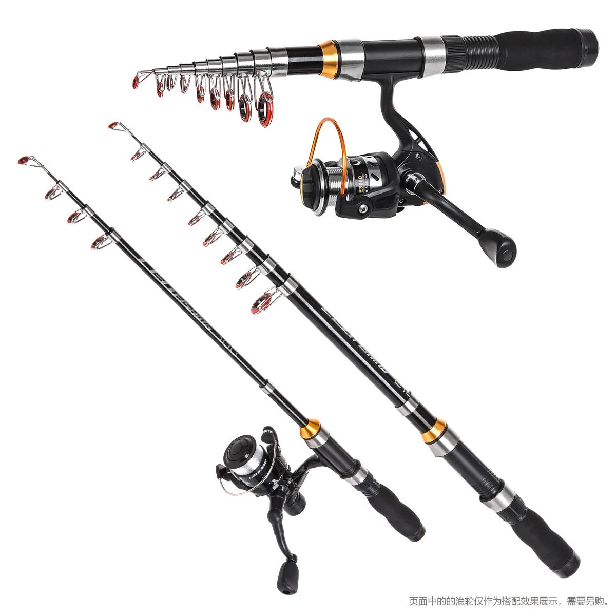 Willfishing  Portable Mini Glass Sea Short Fishing Rod Cheaper Fiber Telescopic Fishing Rod