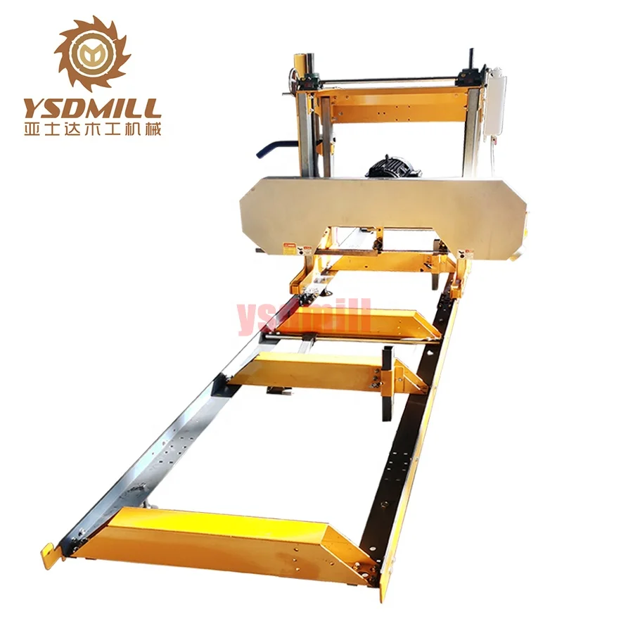 Automatic horizontal style wood processing band sawmill chain saw wood cutting machine