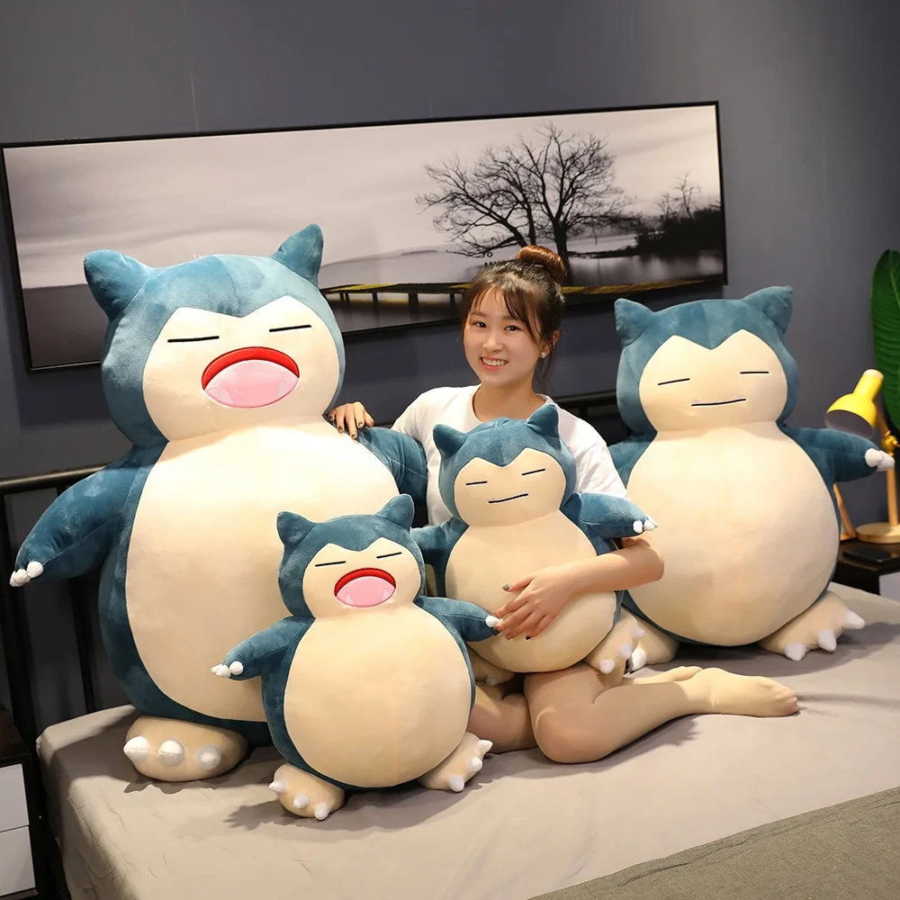 Gengar Pokemen Plush Toy Pikachu Charmander Rowlet Charizard Larvitar Squirtle Slowpoke Dratini Spinda Stuffed Doll Kids Gift