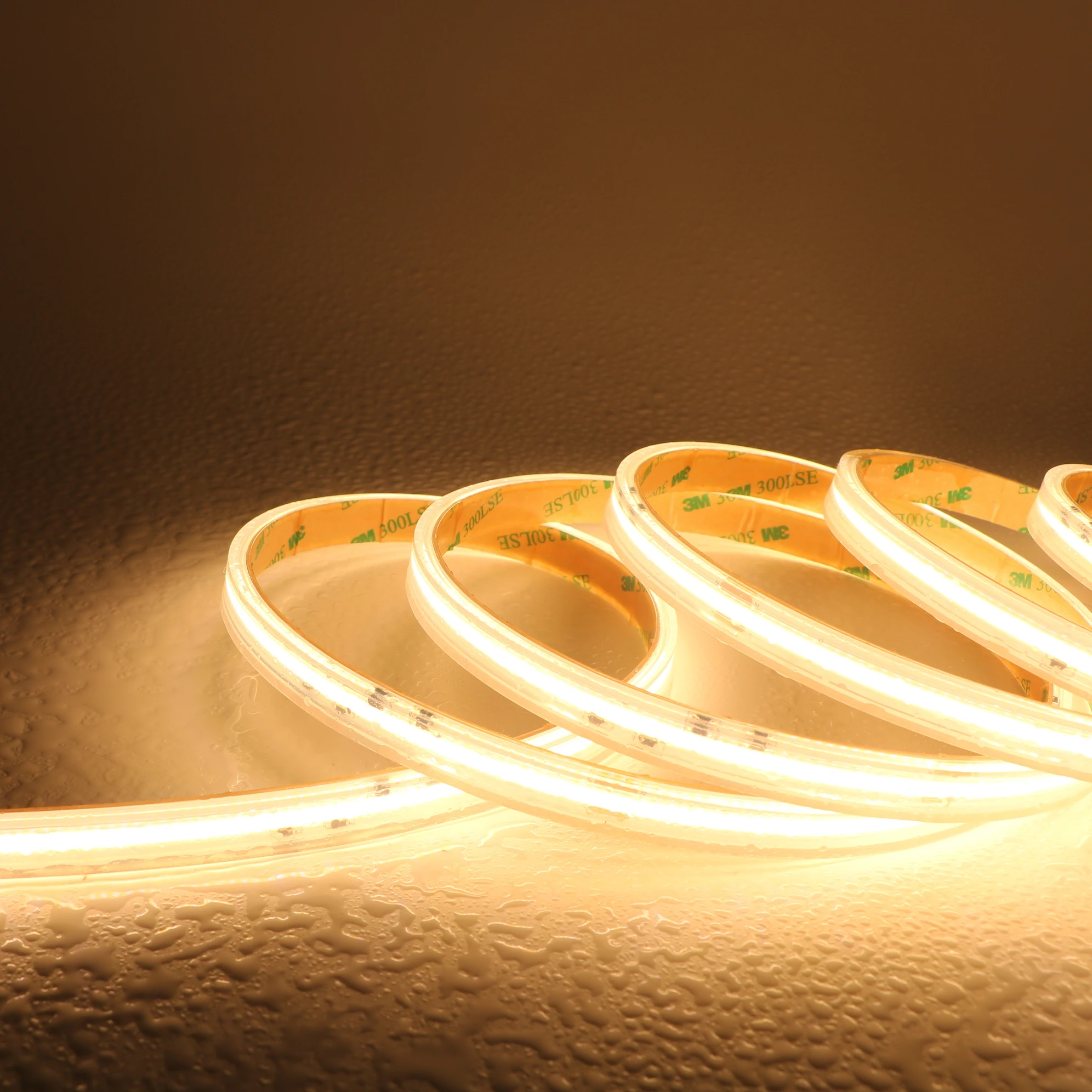 AC 110V 220V COB LED Strip High Bright Flexible FOB Light Bar Ribbon Warm Cool White IP67 Waterproof LED Tape