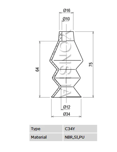2.5 bellows silicone rubber suckers egg suction cup