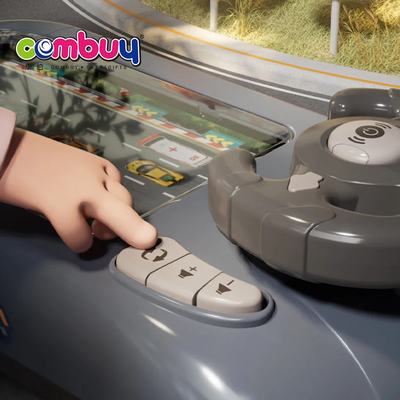 Educational driving steering wheel desktop game kids adventure racing car toy