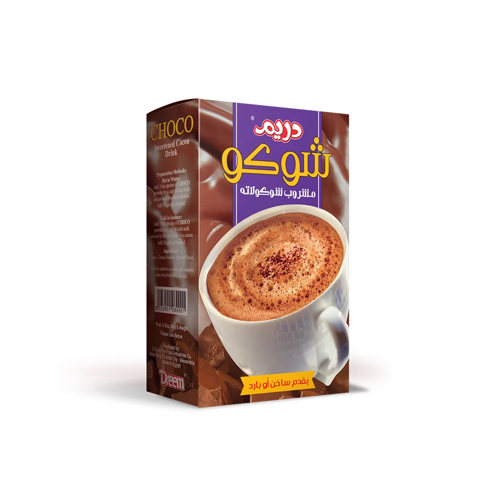 Wholesale Price Sweetened Instant Cocoa Drink Powder Halal Cocoa Beverage  Suitable for Daily Drink From Egypt
