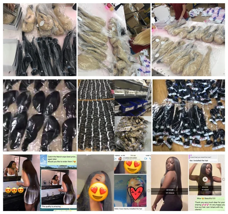 wholesale 100% brazilian indian virgin   hair extension body wave clip In and dstring ponytail for black women