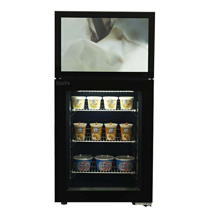 china commercial big supermarket beverage cabinet vertical deep freezer