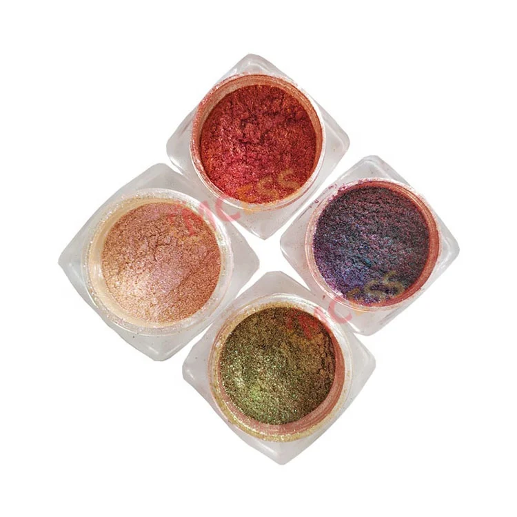 New Colour Mica Pearl Pigment Cosmetics Eyeshadows Multichrome Powder Blue Chameleon pigment