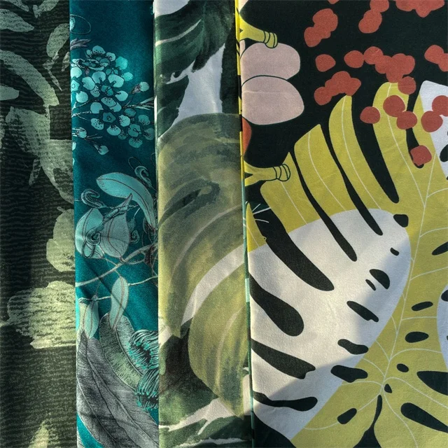 polyester microfiber fabric printing for bedding fabric