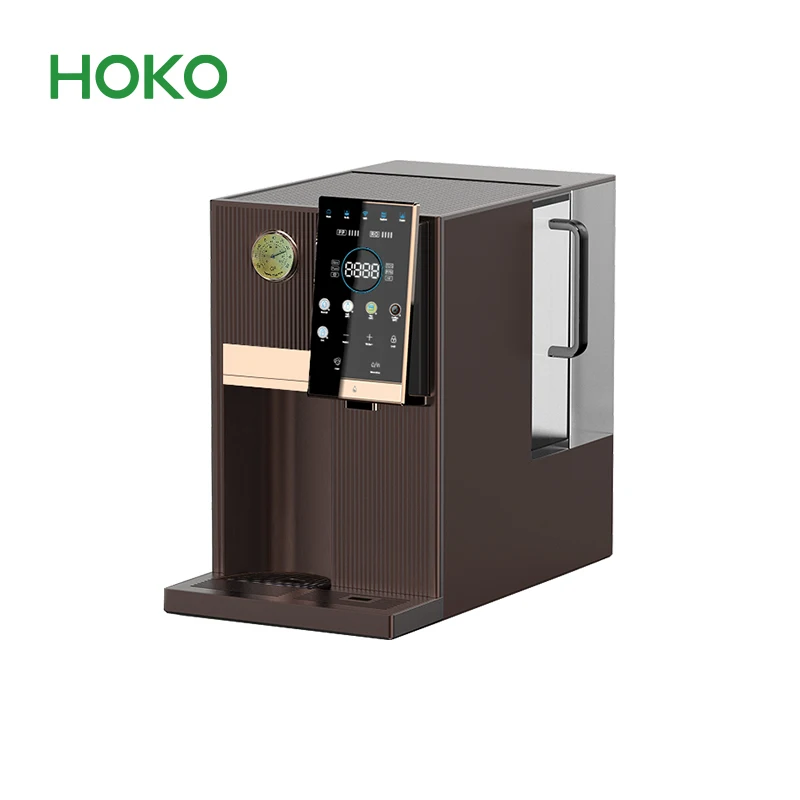 Refrigerated Hot Water Purifier RO System with Osmosis Filter for Desktop Installation in Hotels Dispenser