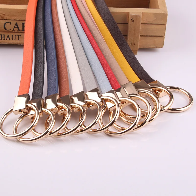 Fashion Strong Women Belt Leather Belt for Ladies Coat Wholesale Cover Cotton Metal OEM Customized Buckle Fabric Pcs Color Cloth