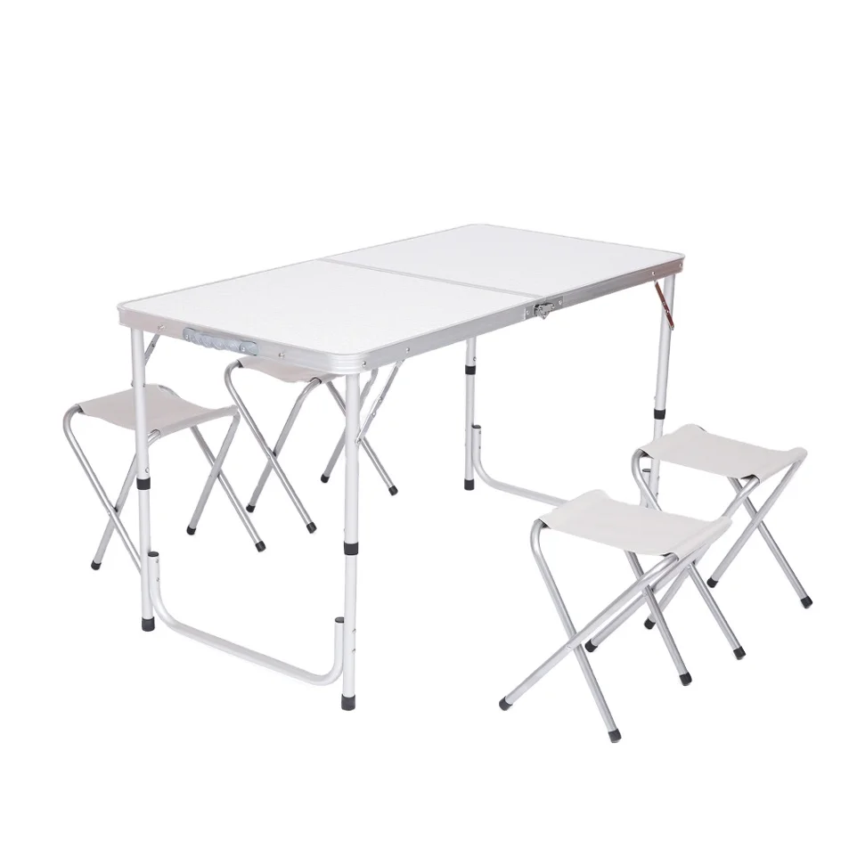 Наборы алюминиевых складных столов и стульев