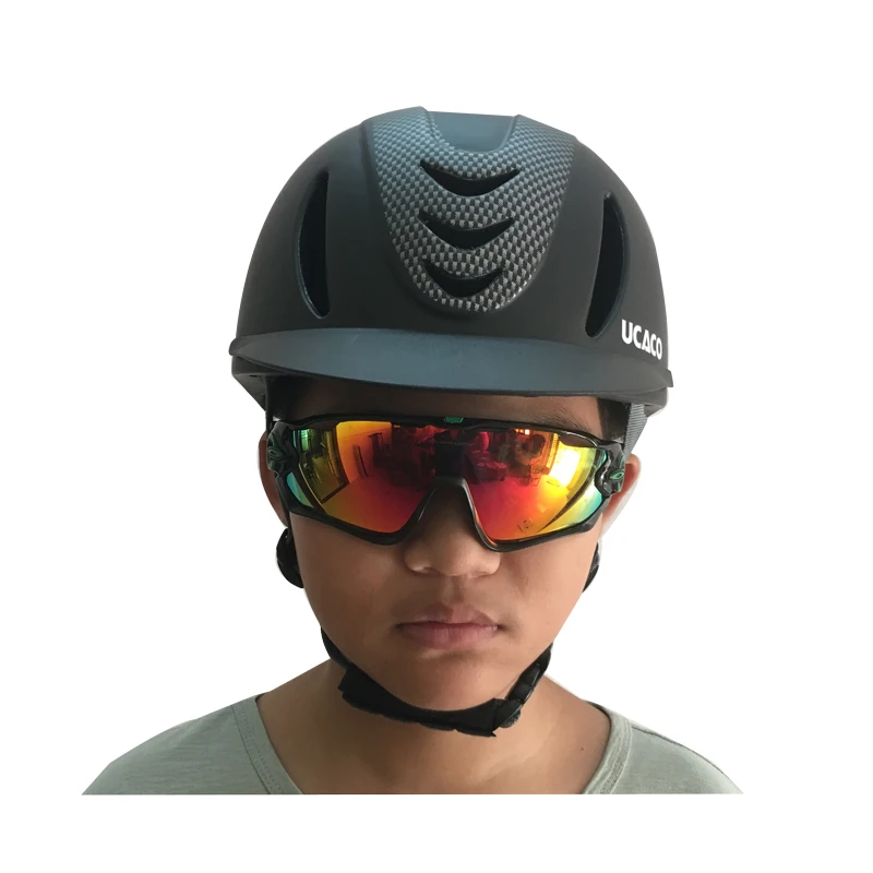 Wholesale Economical PC+EPS In-Mold Equestrian Helmet for Horse Riding Custom Design by China Supplier