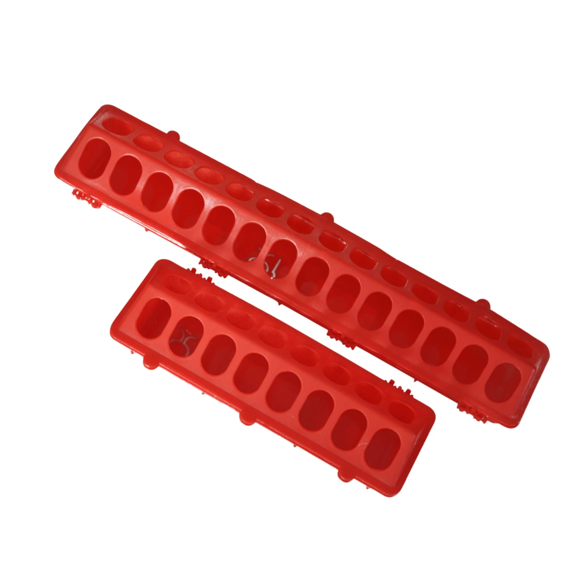 500mmx100mm Plastic Flip Top Poultry Feeder and Drinker for Day Old Chicken Birds Quail Feeder PH-47