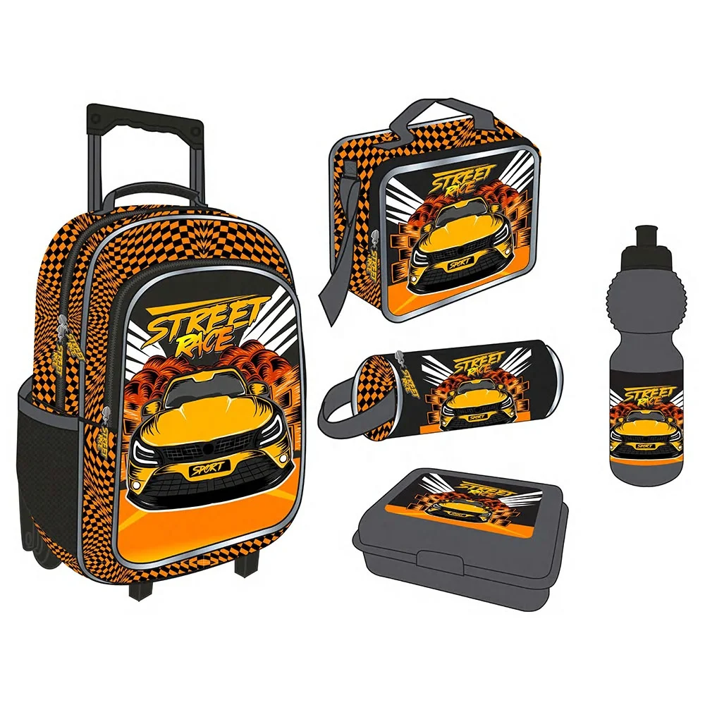 Toddler Backpack for School Boys Kindergarten Elementary Kids Backpack 5 in 1 School Trolley Bag