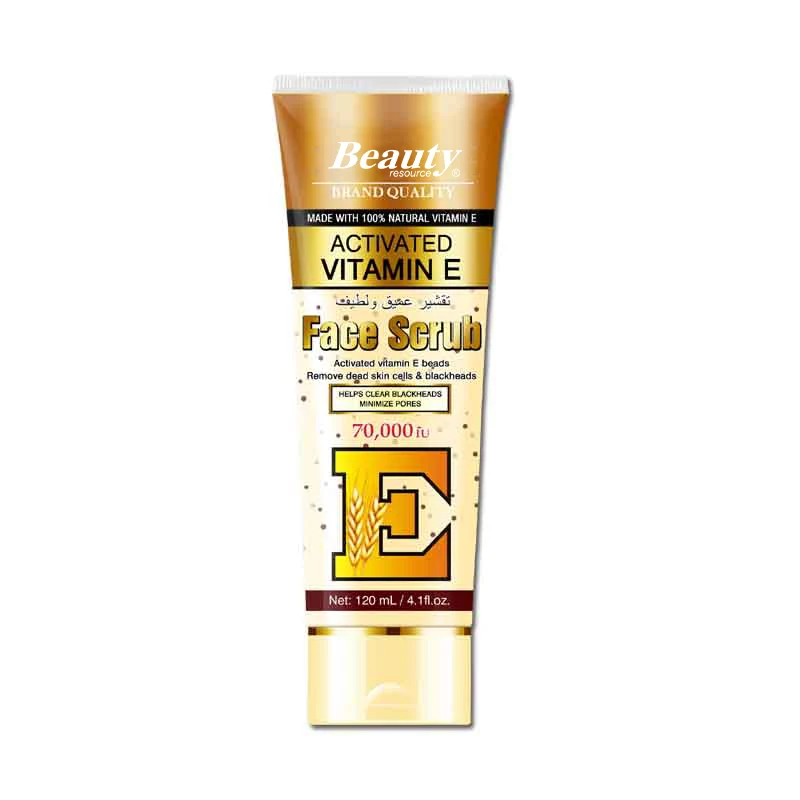 Vitamin C Face Scrub Black Head Remover and Cleaning Skin pore Effect Skin Moisturizing