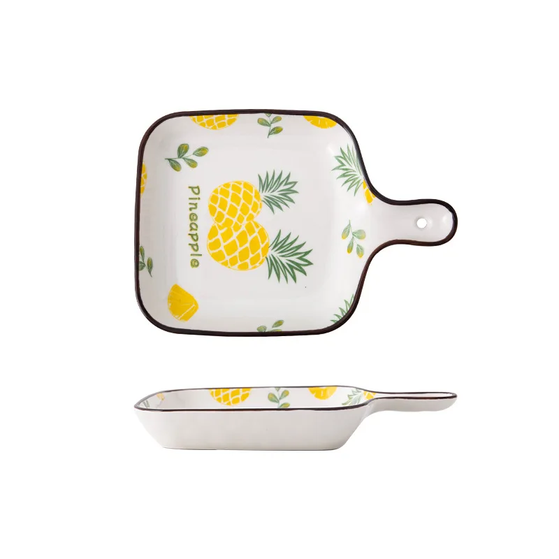 
AL Factory direct wholesale Cheap Restaurant Home Use Lasagna Pan Roasting Baking Dishes Ceramic Nordic Bakeware 