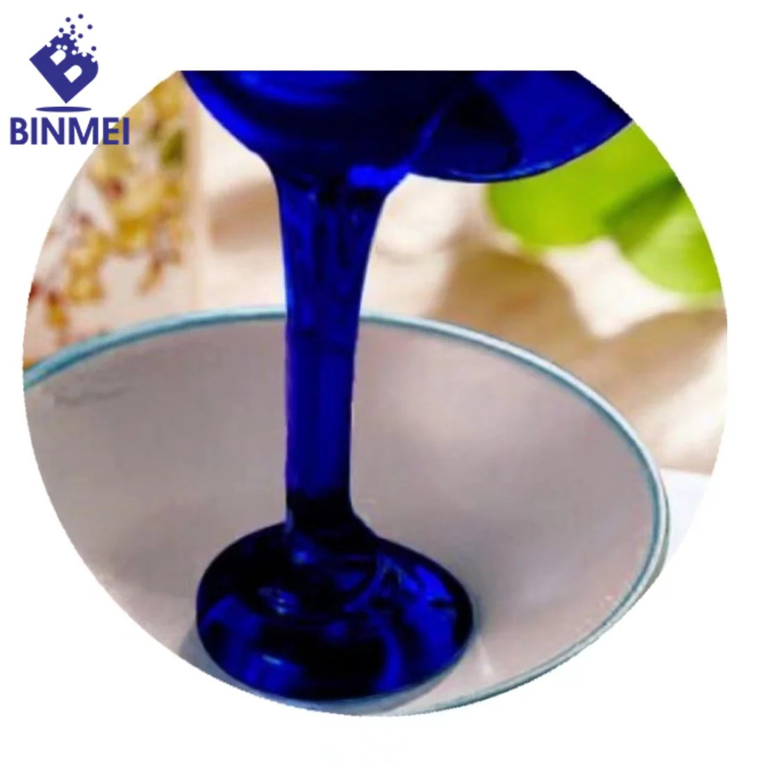 BINMEI Soluble Water Natural Color Food Phycocyanin Concentrate Blue Spirulina Liquid E3 For Food And Beverage