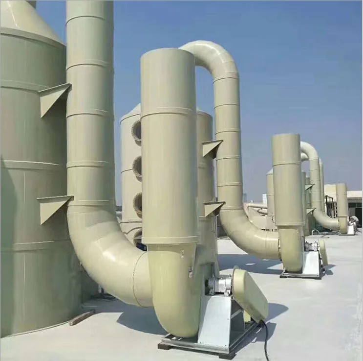 Wet Scrubber/Exhaust Purifier Spray Cleaning Tower Wet Scrubber Gas Removal Acid Mist Air Purification