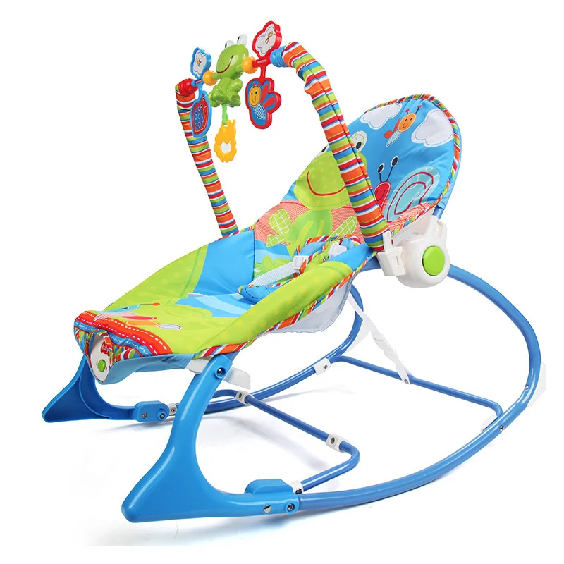 Electric Musical Baby Rocker Chair with Toy Funny Infant Vibration Swing Baby Bouncer Rocking Chair With Music