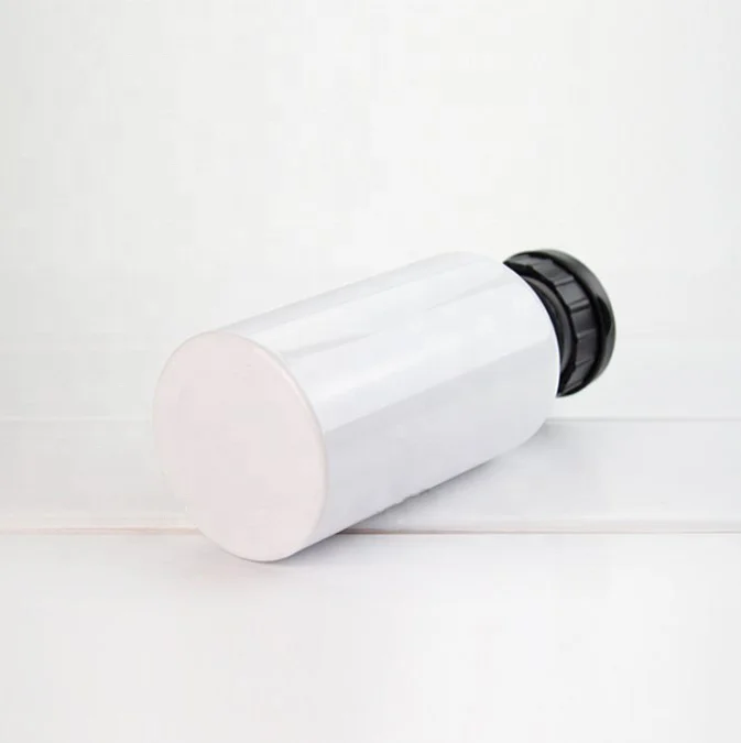 AccioSub Wholesale 600ml Insulated Outdoors Mugs Sport Bottle White Coated Metal Double Lids Aluminum Water Bottle Sublimation