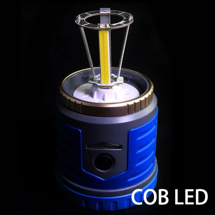 Power Bank LED COB warm light Rechargeable camping lantern
