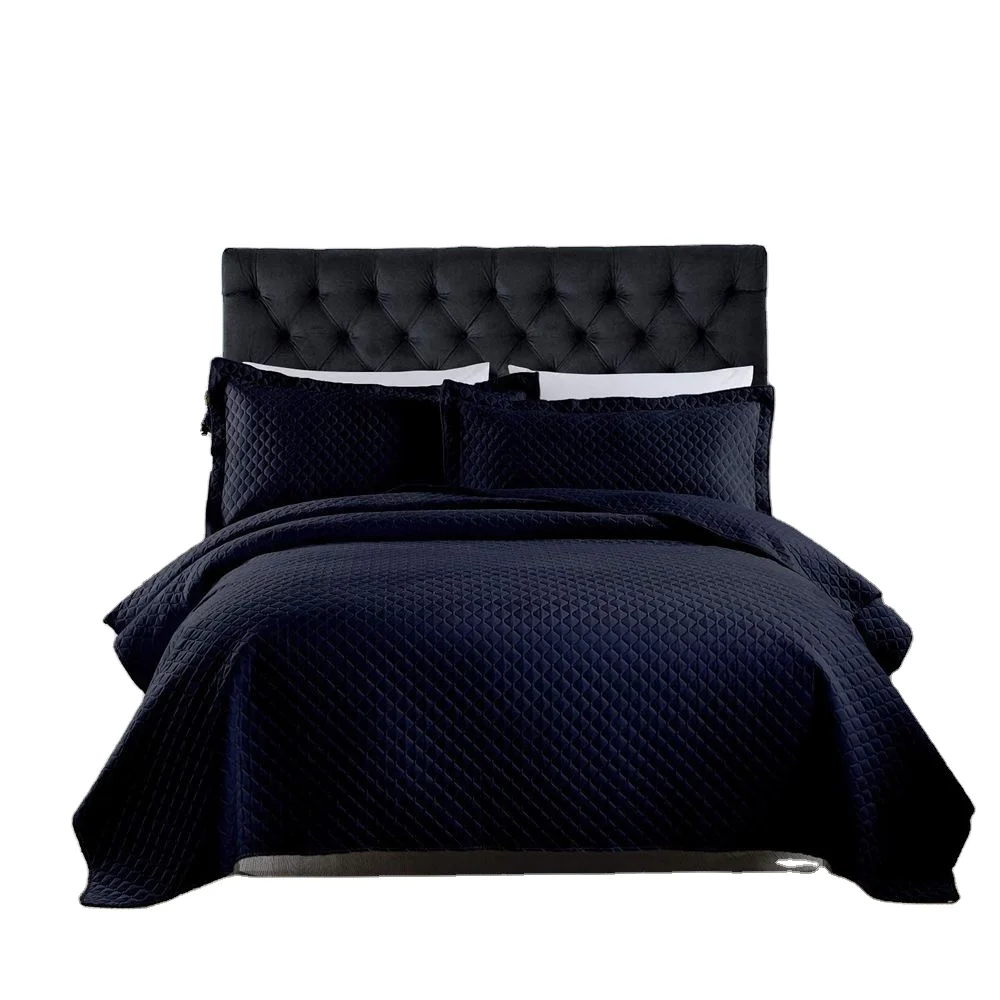 Зимнее роскошное теплое постельное белье с ультразвуковым тиснением бархатное покрывало комплект