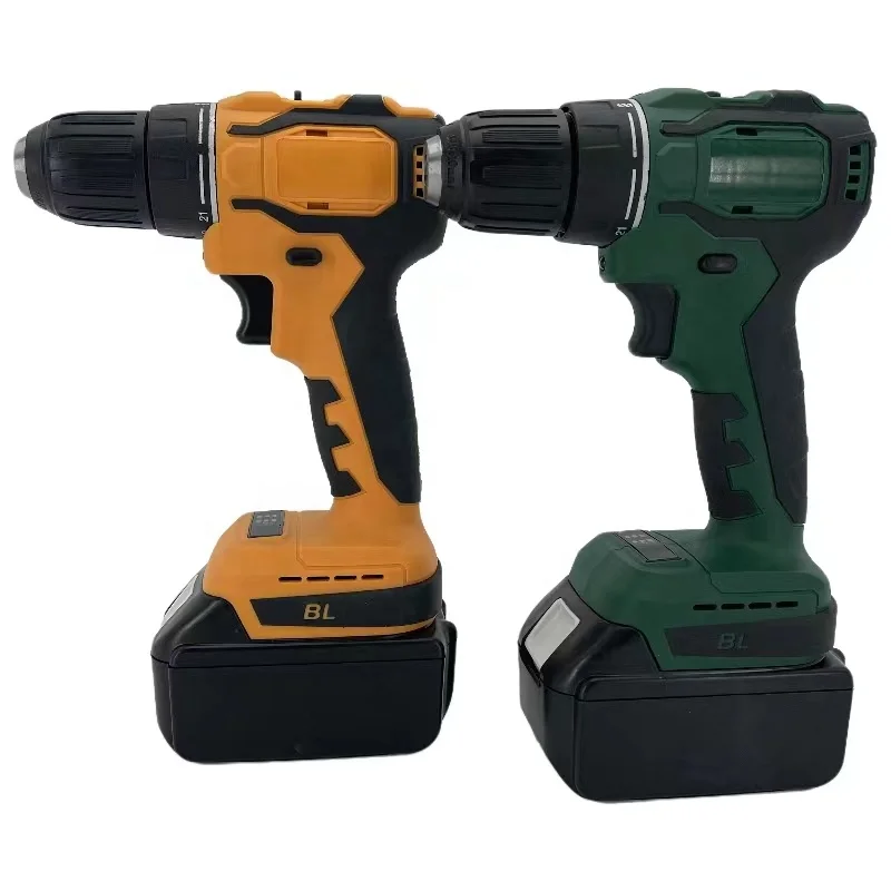 TianC Factory Supply Power Craft Cordless Drill Brushless 21V/18v Cordless Drill Power Tool Set