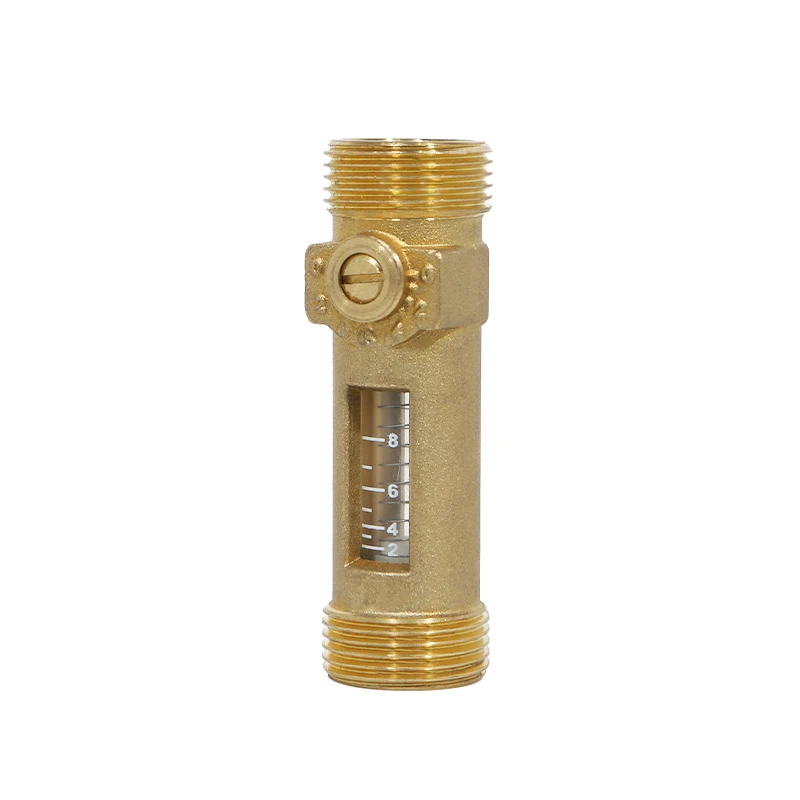 Brass Flowmeter Regulating Valves Solar Balancing Ball Valves