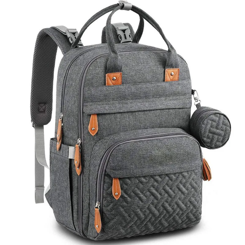 high-quality Durable and fashionable Nappy Changing Bags Multifunctional Outdoor Travel Baby Mummy Diaper Bag
