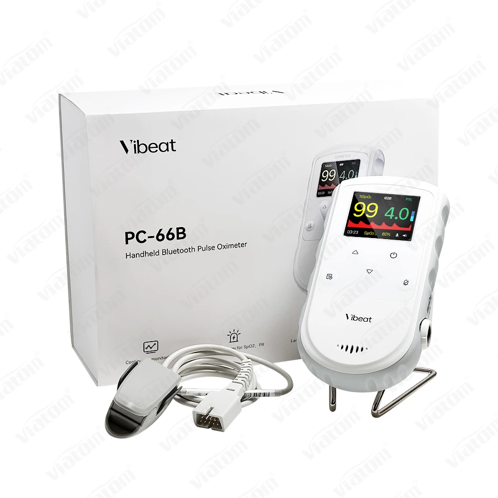 Vibeat PC66B Adjustable Alarm Puls Oximeters Portable Children Apnea Sleep Device Handheld Finger Oximeters