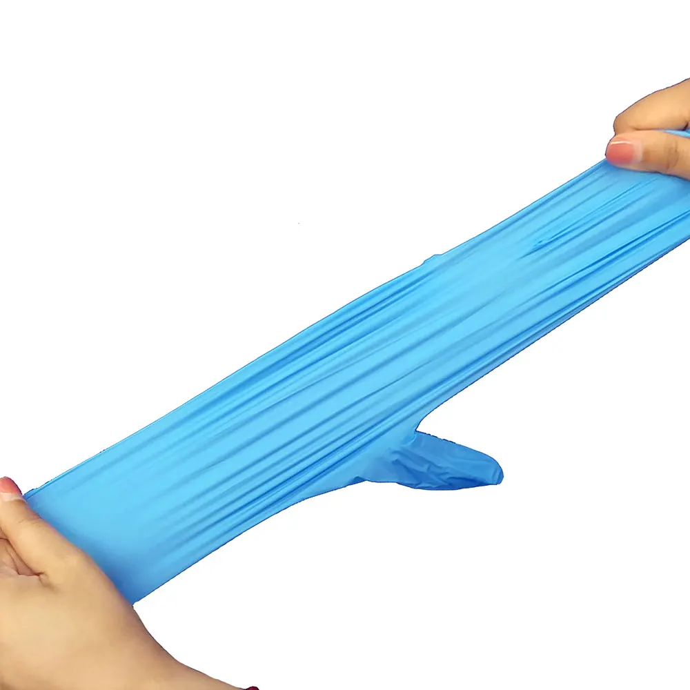 HLR HLR 100 Box Medical Gloves Manufacturers Cheap Prices Blue Examination Disposable Black Nitrile Gloves Powder Free Glove