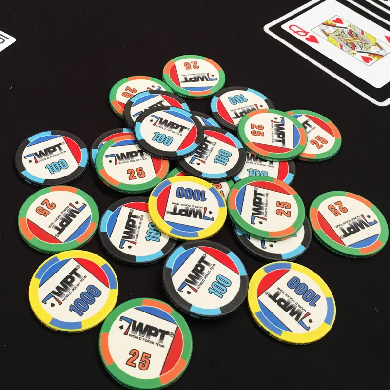 Dropshipping EPT Ceramic Texas Poker Chips Professional Casino European Poker Chips Set