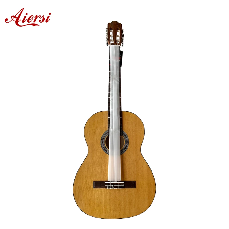Aiersi High-quality custom hand-made Spain integrated handle connection  professional Flamenco Guitar