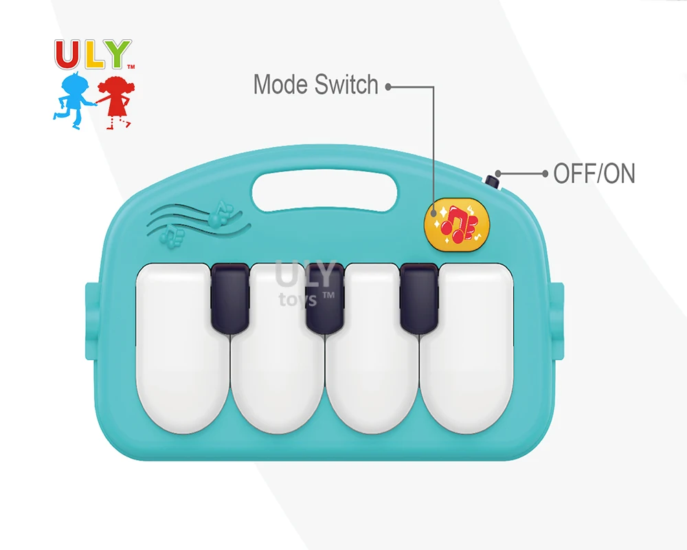 2 In 1 Baby Walkers Piano Rack Pedal Toys Baby Activity Gym  Foldable Musical Play Mat Infant Activity Mat