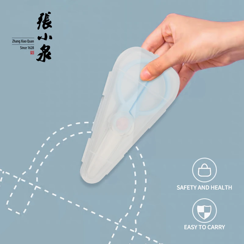 Baby Ceramic Scissors Food Safety Healthy BPA Free Portable Toddler Shears with Protective Blade Cover and travel case