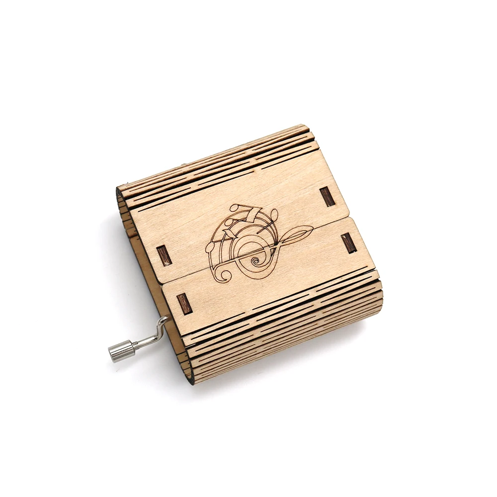 Happy Birthday Music Box Hand Made Wooden Music Box