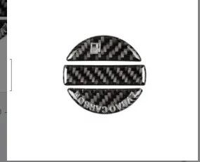 Suitable for BMW 3 Series 5 Series Audi Mercedes-Benz rearview mirror anti-collision strip carbon fiber decorative sticker car