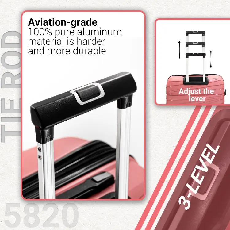 Zipper Suitcase Set 4pcs Sets Luggage