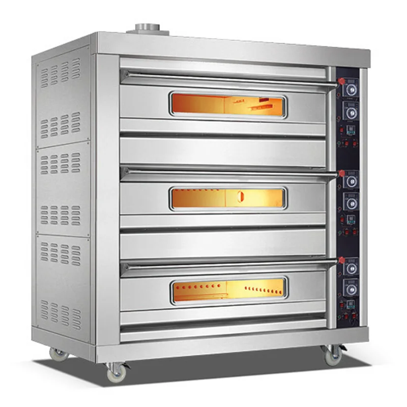 Commercial Gas Oven Automatic Pizza Oven Bread Biscuit Baking Oven for Bread and Cake